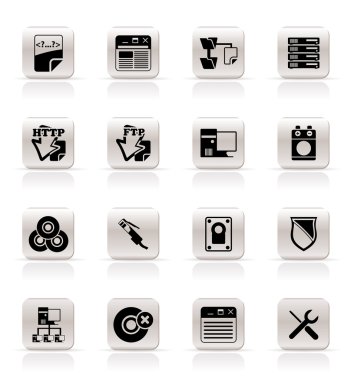 Simple Server Side Computer icons clipart