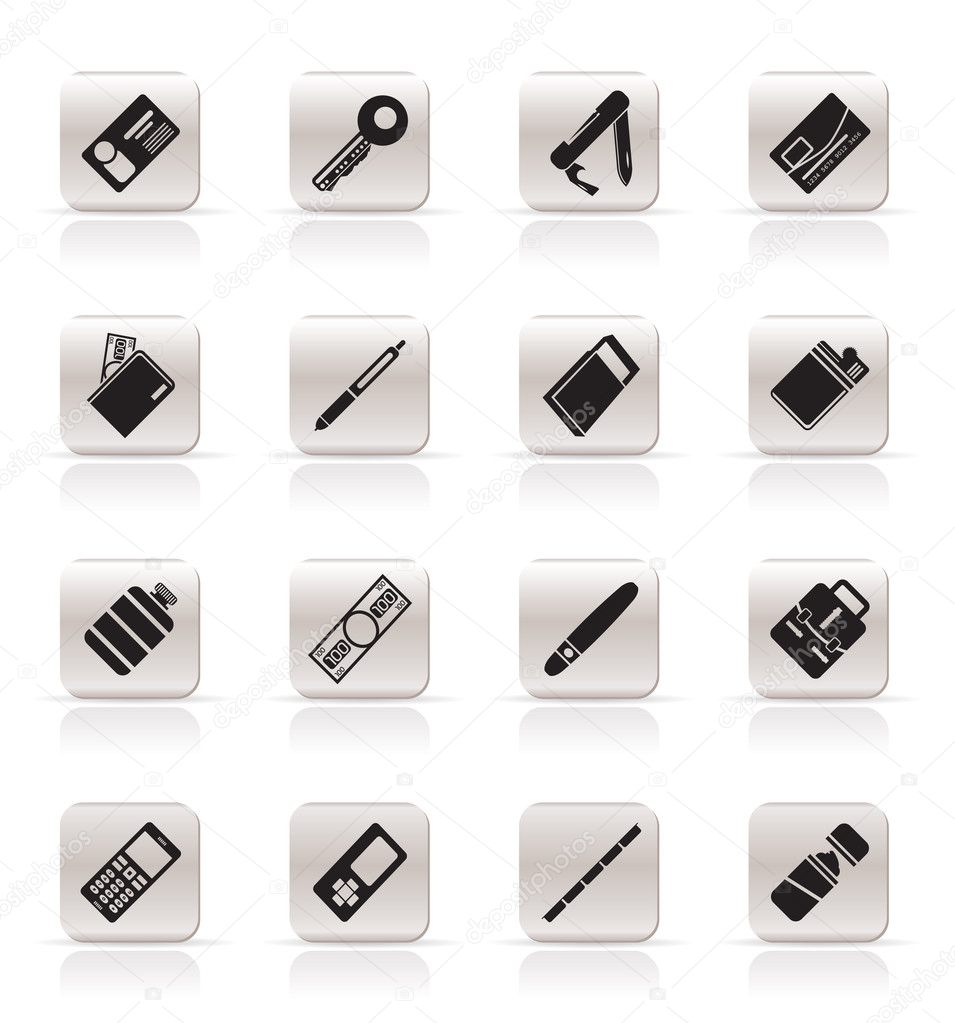 Simple Vector Object Icons