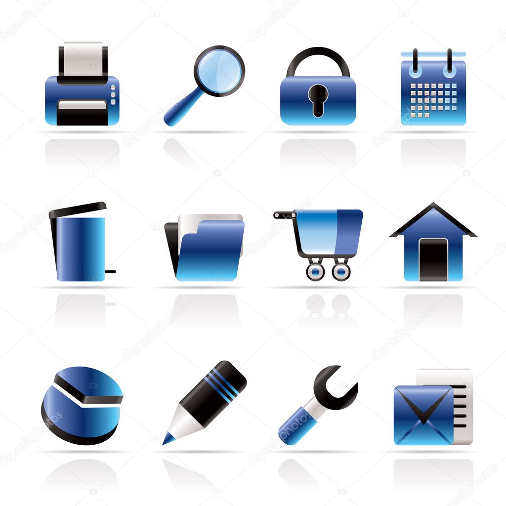 Website, internet and computer icons