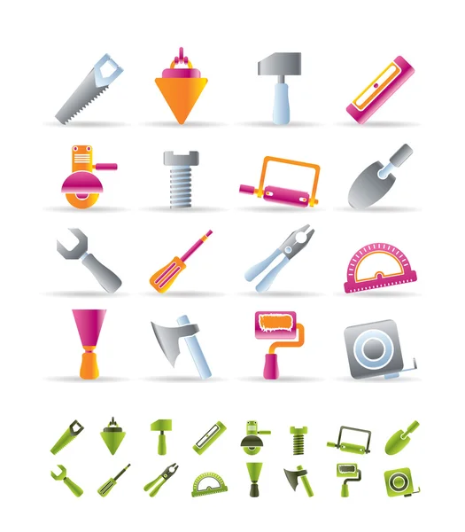 Building and Construction Tools icons — Stock Vector