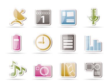 cep telefonu performans simgeler