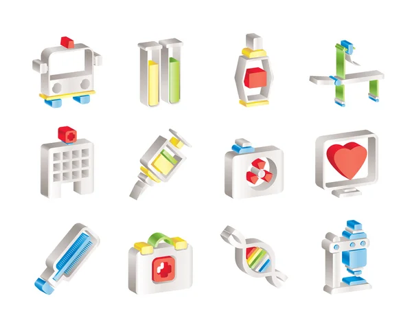 Medicine and healthcare icons — Stock Vector