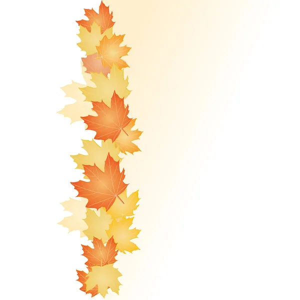 Abstract backgrounds with fall Leafs — Stock Vector