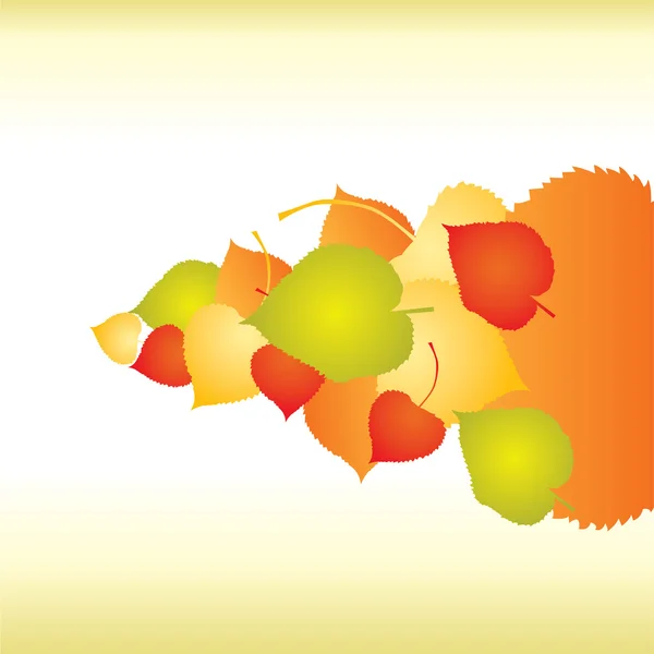 Абстрактні фони з осені листя — стоковий вектор
