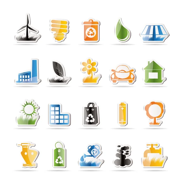 Ecology and nature icons — Stock Vector