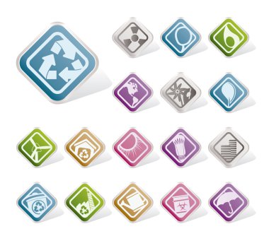 Ecology and nature icons clipart