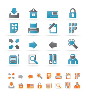 Internet and Web Site Icons clipart