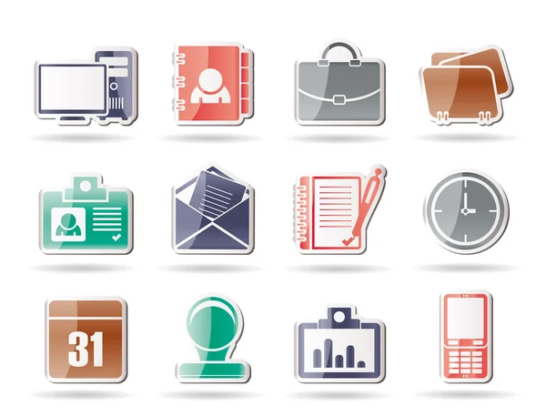 Web Applications,Business and Office icons, Universal icons — Stock Vector