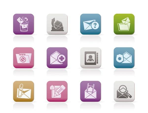 E-mail and Message Icons — Stock Vector