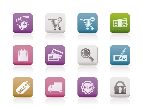 Iconos de Internet para tienda online — Vector de stock