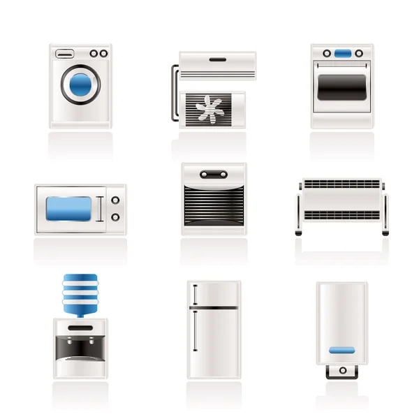 stock vector Home electronics and equipment icons