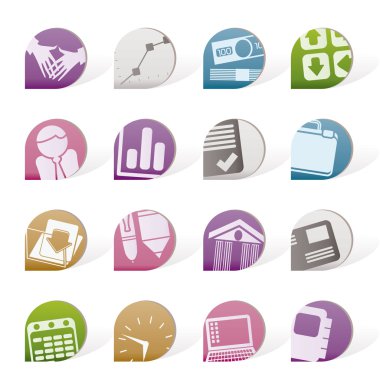 Simple Business and Office objects clipart