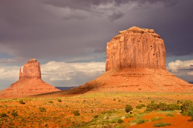 Evening Light at Monument Valley clipart
