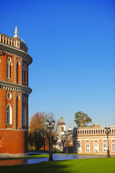 sonbahar sabah park tsaritsino, Moskova, Rusya