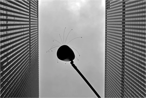 高層ビル間光 — ストック写真
