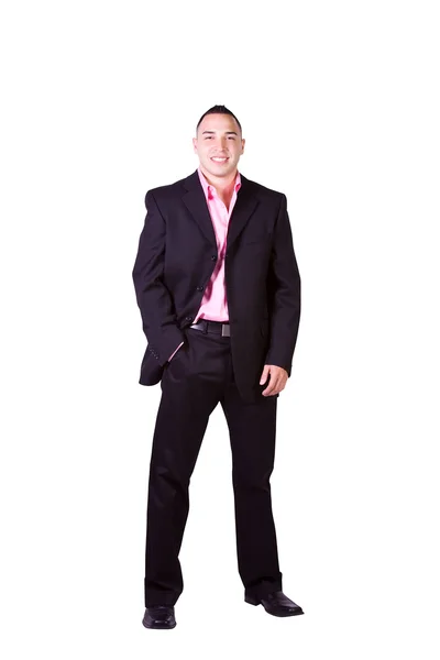 Hombre de negocios hispano guapo — Foto de Stock