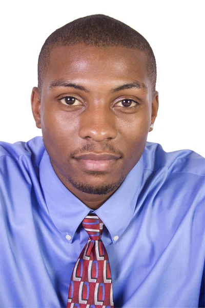 Szép afro-amerikai üzletember — Stock Fotó