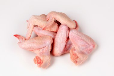 Raw chicken wings clipart