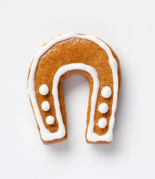 Gingerbread horseshoe — Stock Photo, Image