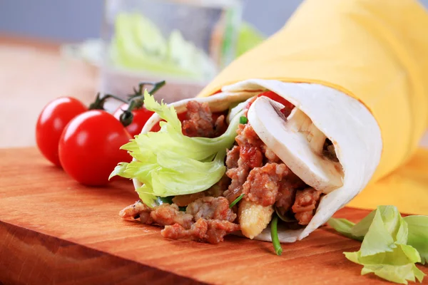 Wrap sandwich Royalty Free Stock Images