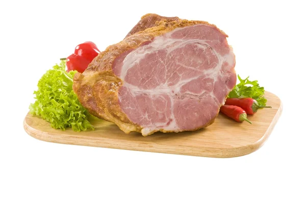 Schweinefleisch geräuchert — Stockfoto
