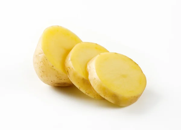 얇게 썬된 감자 — 스톡 사진