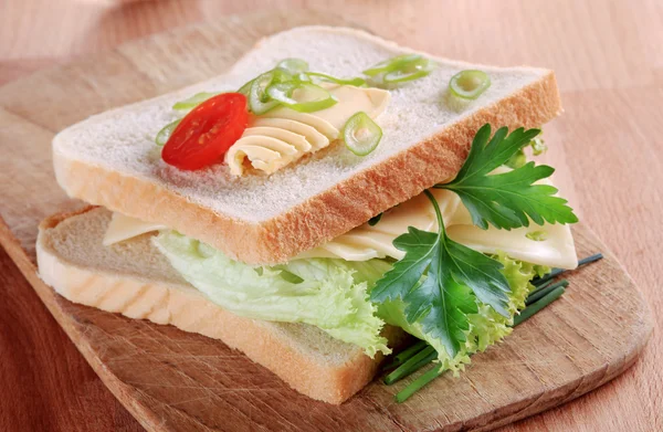 Бутерброд з сиром — стокове фото