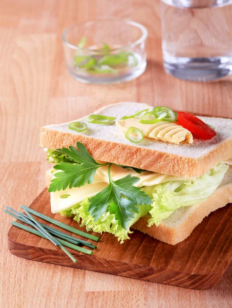 Sajtos szendvics — Stock Fotó