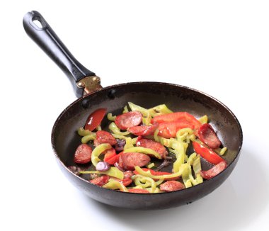 stir fry hazırlanıyor