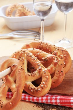 yumuşak pretzels