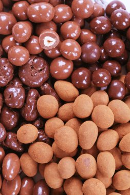 Chocolate covered nuts clipart