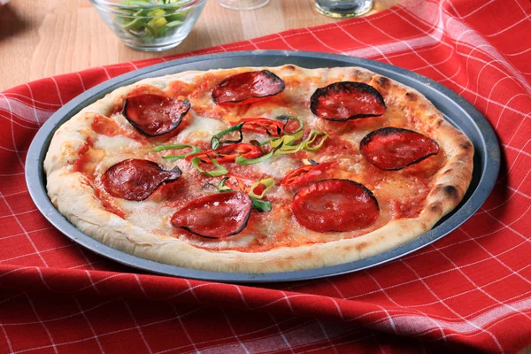 stock image Pepperoni pizza