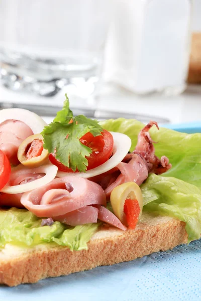 Calamari sandwich — Stockfoto