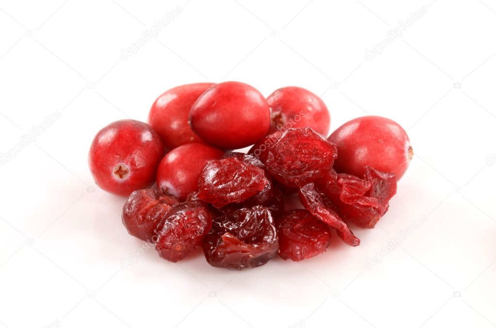 Fresh and dried cranberries Stock Photo by ©ajafoto 4159394