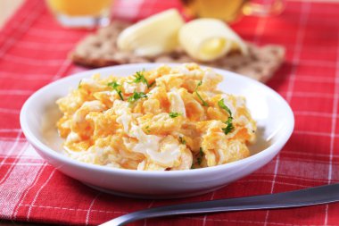 Scrambled eggs clipart