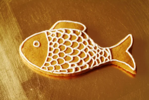 ジンジャーブレッドの魚 — ストック写真