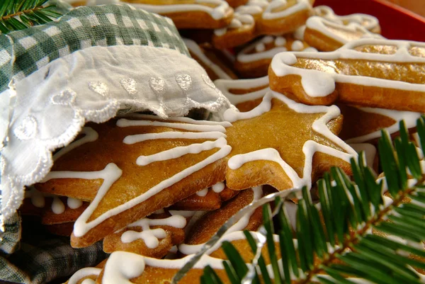圣诞姜饼 — 图库照片