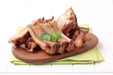 Oven-roasted pork clipart