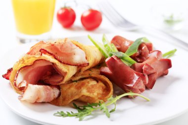 Cooked breakfast clipart