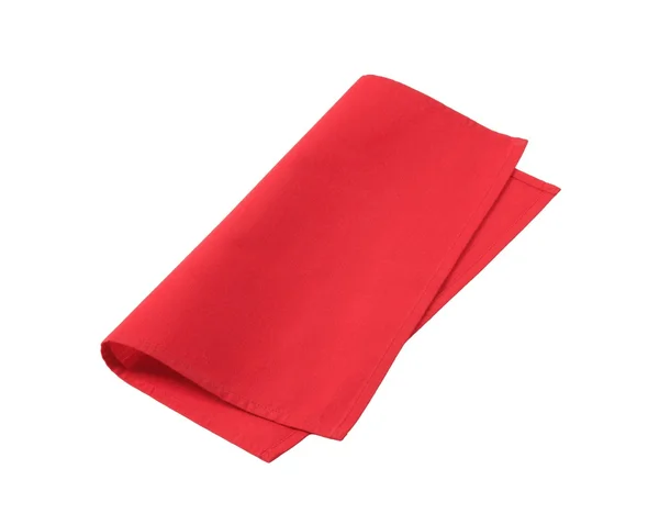 Красная салфетка — стоковое фото