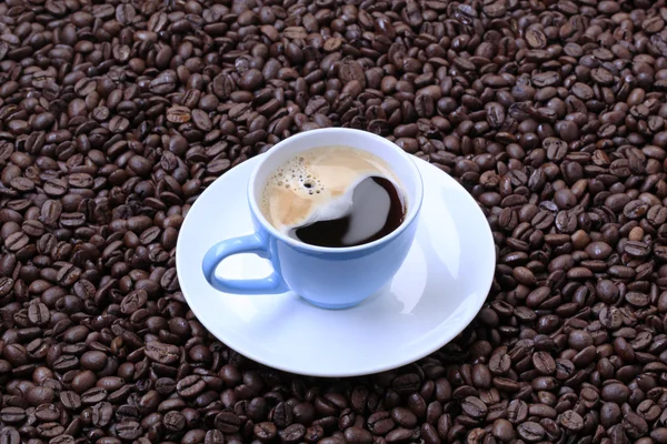 Svart kaffe — Stockfoto