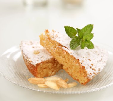 Almond cake clipart