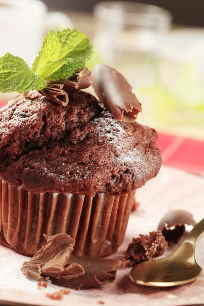 Schokoladenmuffin — Stockfoto