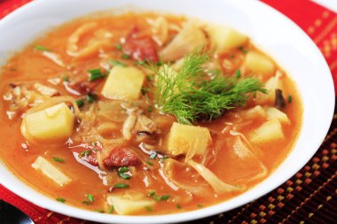 Cabbage soup clipart