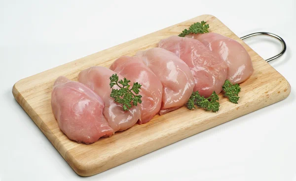 Pechugas de pollo crudas —  Fotos de Stock