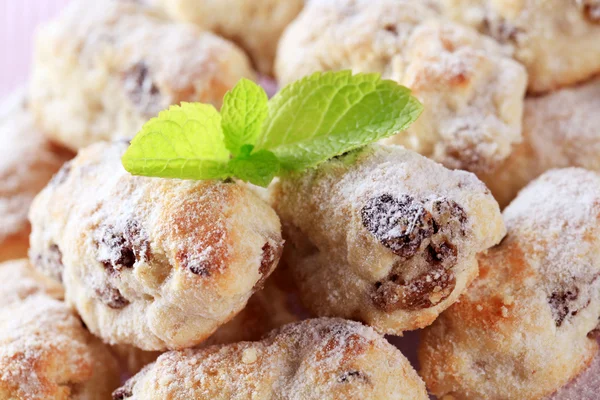 Mini Christmas stollen cakes — Stock Photo, Image