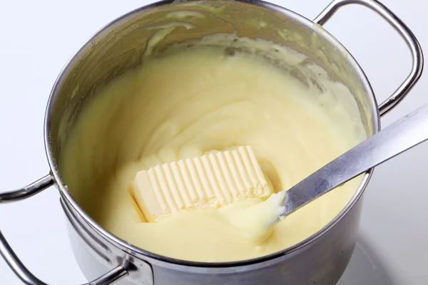 Mashed potato in a pot — Stock Photo, Image