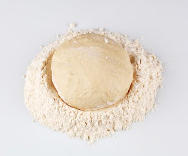 Dough and flour clipart