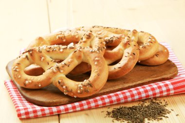 yumuşak pretzels