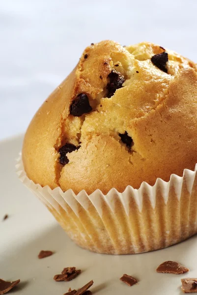 Detail Muffin Chocolate Chips — Stock Photo, Image